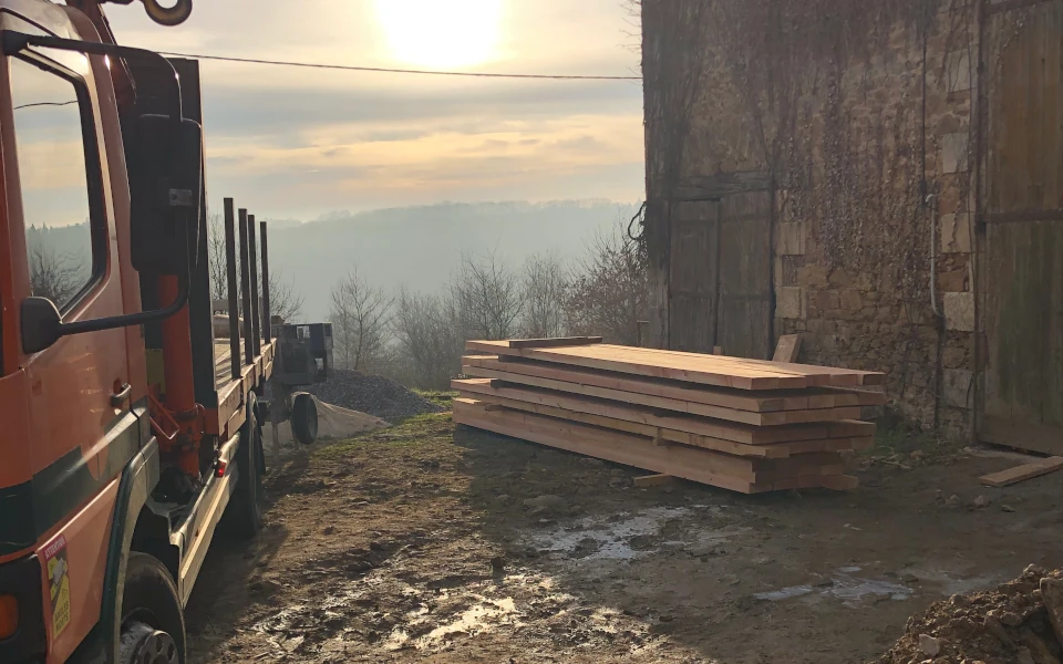 Livraison et grutage chez vous